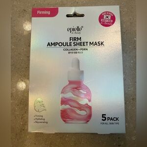 NWT 5 Firm Ampoule Sheet Masks by epielle Korean beauty. 5 masks any skin type